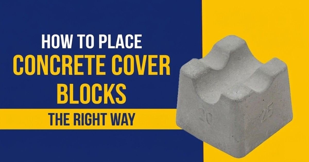 How to Place Concrete Cover Blocks the Right Way