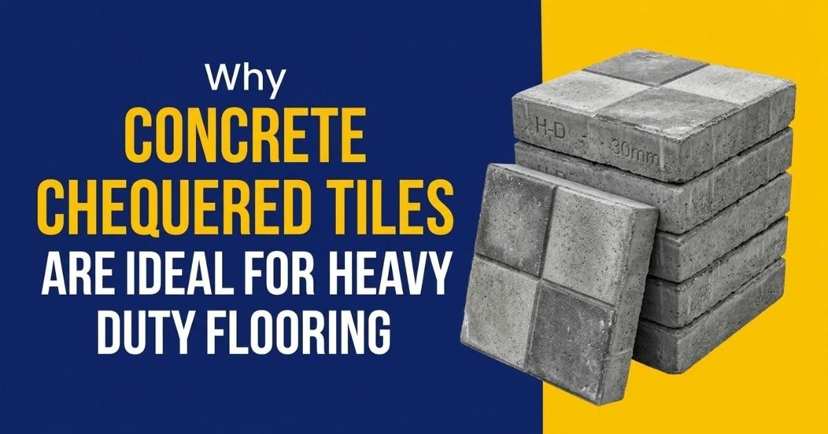 Why Concrete Chequered Tiles Are Ideal for Heavy Duty Flooring
