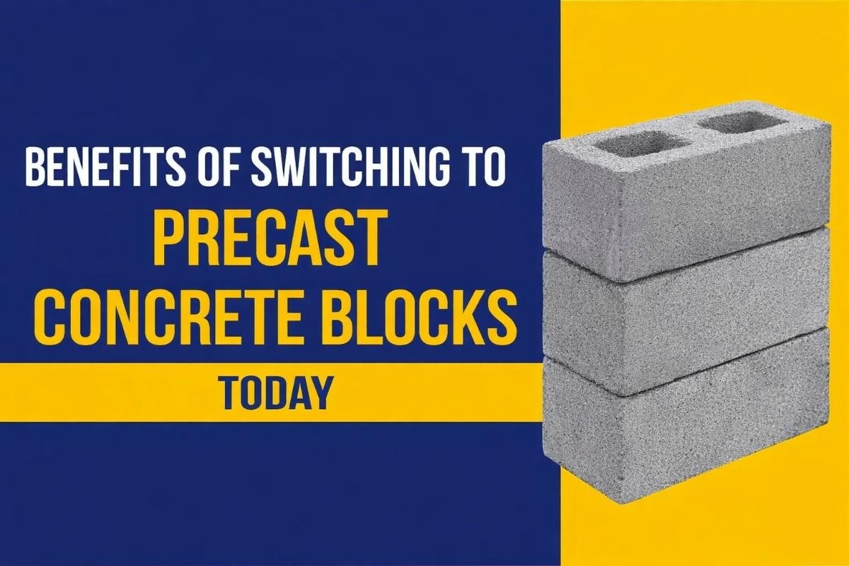 Benefits of Switching to Precast Concrete Blocks Today