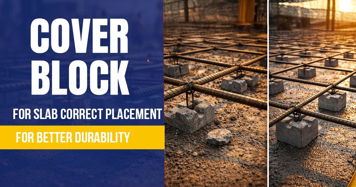Cover Block for Slab: Correct Placement for Better Durability