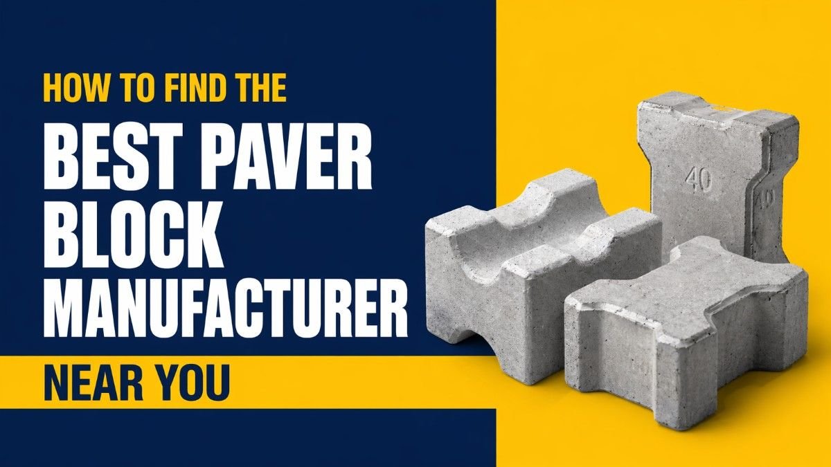 How to Find the Best Paver Block Manufacturer Near You